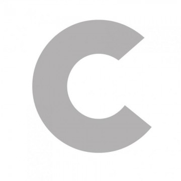 LETRA "C" CARTON 10,5 CM. 6...