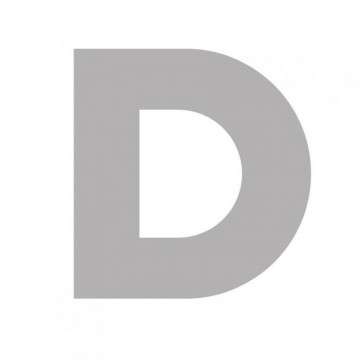 LETRA "D" CARTON 10,5 CM. 6...