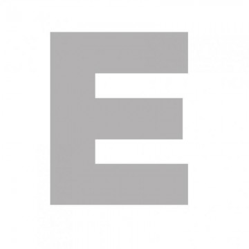 LETRA "E" CARTON 10,5 CM. 6...