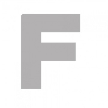 LETRA "F" CARTON 10,5 CM. 6...