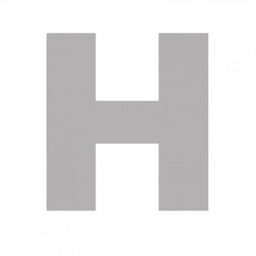 LETRA "H" CARTON 10,5 CM. 6...