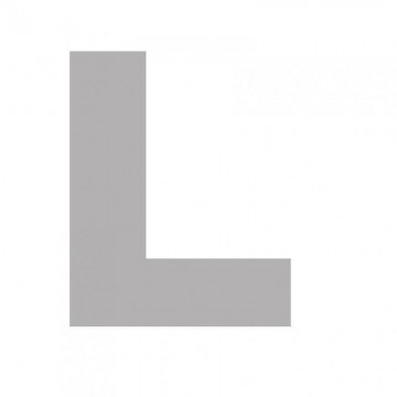 LETRA "L" CARTON 10,5 CM. 6...