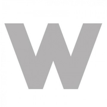 LETRA "W" CARTON 10,5 CM. 6...