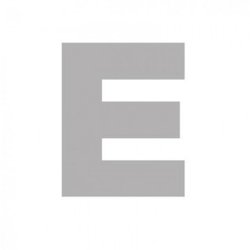 LETRA "E" CARTON 6,2 CM. 20...