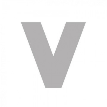 LETRA "V" CARTON 6,2 CM. 20...