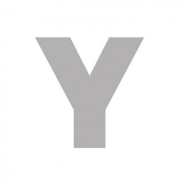 LETRA "Y" CARTON 6,2 CM. 20...