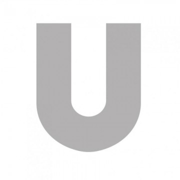 LETRA "U" CARTON 10,5 CM. 6...