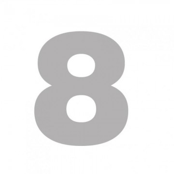 NÚMERO "8" CARTON 10,5 CM....