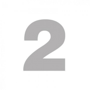 NÚMERO "2" CARTON 6,2 CM....