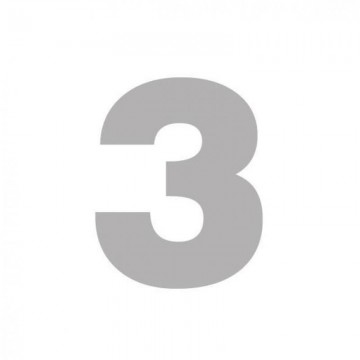 NÚMERO "3" CARTON 6,2 CM....