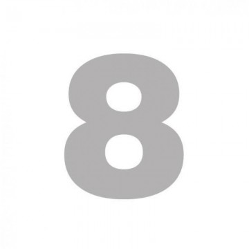NÚMERO "8" CARTON 6,2 CM....