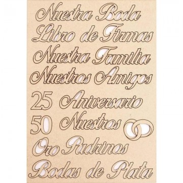 KIT PALABRAS BODA DM.