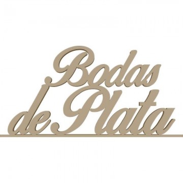BODAS DE PLATA CON PEANA...