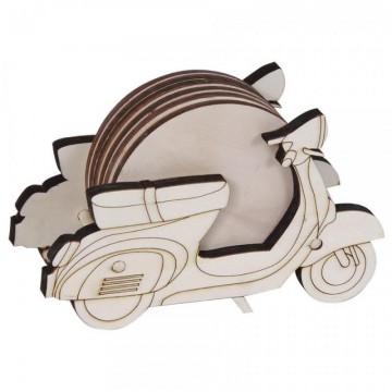 POSAVASOS VESPA + 6 POSAVASOS.