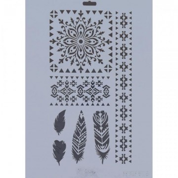 PLANTILLA STENCIL 25x35cm....