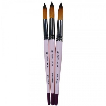 SET 3 PINCELES ACRYL art S1...