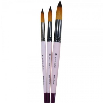 SET 3 PINCELES ACRYL art S1...