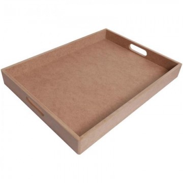 BANDEJA MDF RECTA CON ASAS...