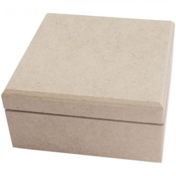 CAJA CUADRADA MDF 14×14x6,5cm.