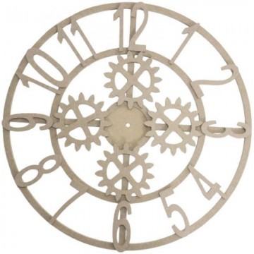 BASE RELOJ MDF ENGRANAJES 50cm