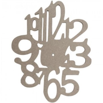 BASE RELOJ MDF NUMEROS...