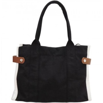 BOLSO SHOPPER NEGRO/BLANCO...