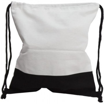 MOCHILA BLANCO/NEGRO 100%...
