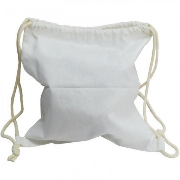 MOCHILA BLANCA 100% ALGODON...