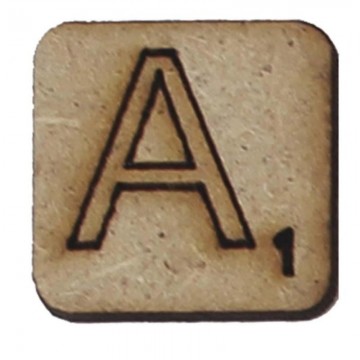 LETRA "A" 2x2cm. SCRABBLE....