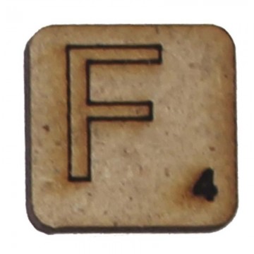 LETRA "F" 2x2cm. SCRABBLE....