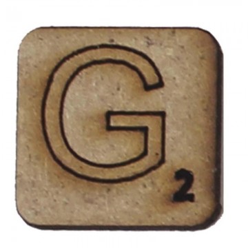 LETRA "G" 2x2cm. SCRABBLE....