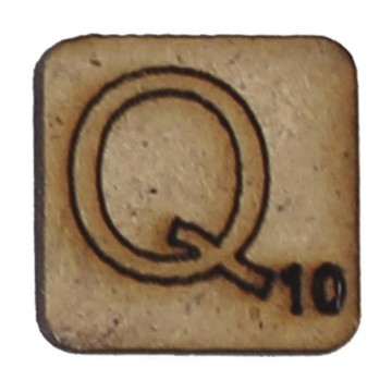 LETRA "Q" 2x2cm. SCRABBLE....