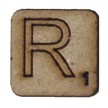 LETRA "R" 2x2cm. SCRABBLE....