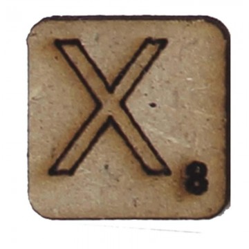 LETRA "X" 2x2cm. SCRABBLE....