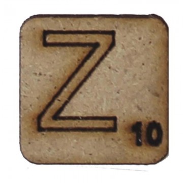 LETRA  "Z" 2x2cm. SCRABBLE....