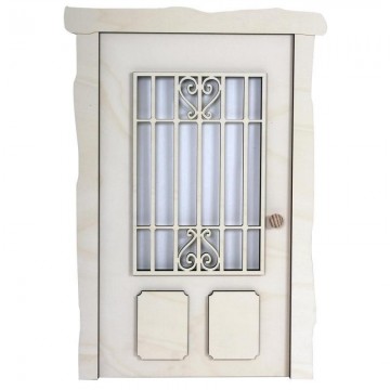SILUETA 3D PUERTA Y REJA...
