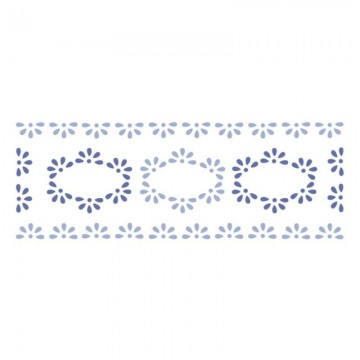 STENCIL ACRILEX 33X14cm....