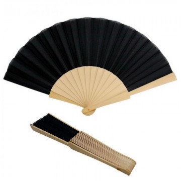 ABANICO DE POLYESTER NEGRO...