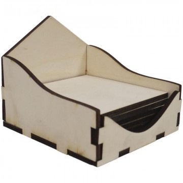 CONJUNTO CAJA + 6 POSAVASOS...