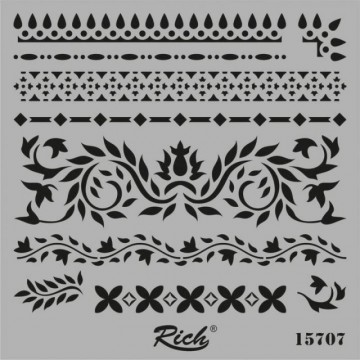 PLANTILLA STENCIL 25x25cm....