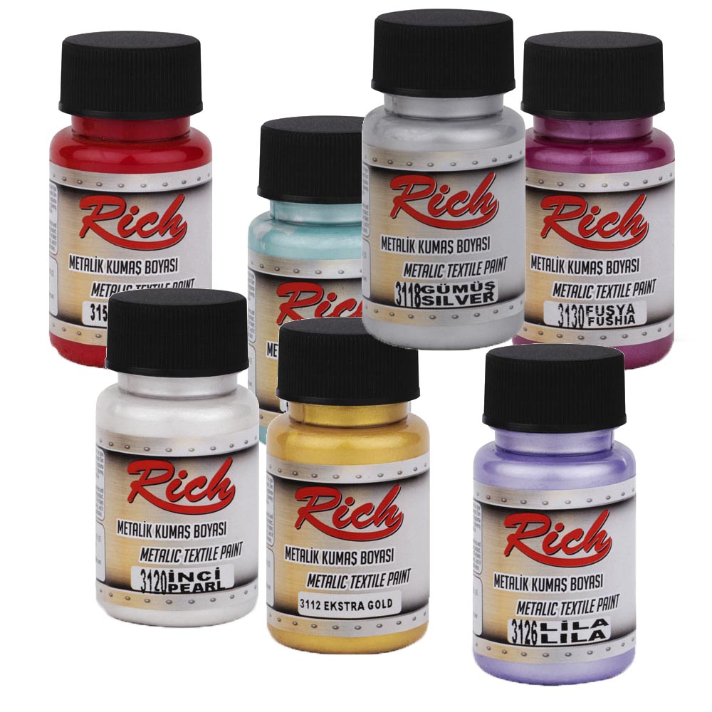PINTURA TEXTIL METALICA RICH