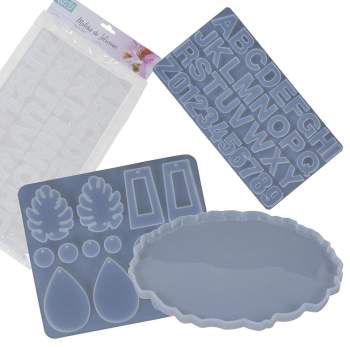 MOLDES SILICONA PARA RESINA