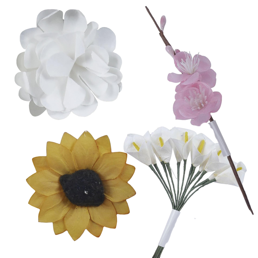 FLORES DE PAPEL Y RAMILLETES