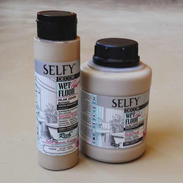 Selfy decor wet floor paint