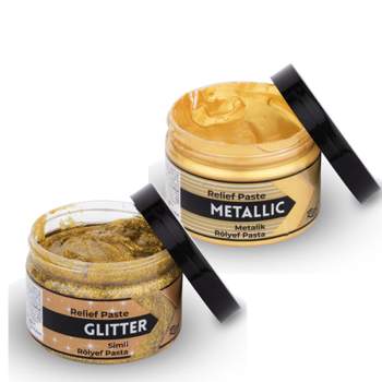 PASTA RELIEVE METALLIC Y GLITTER