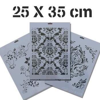 STENCIL 25x35cm RICH