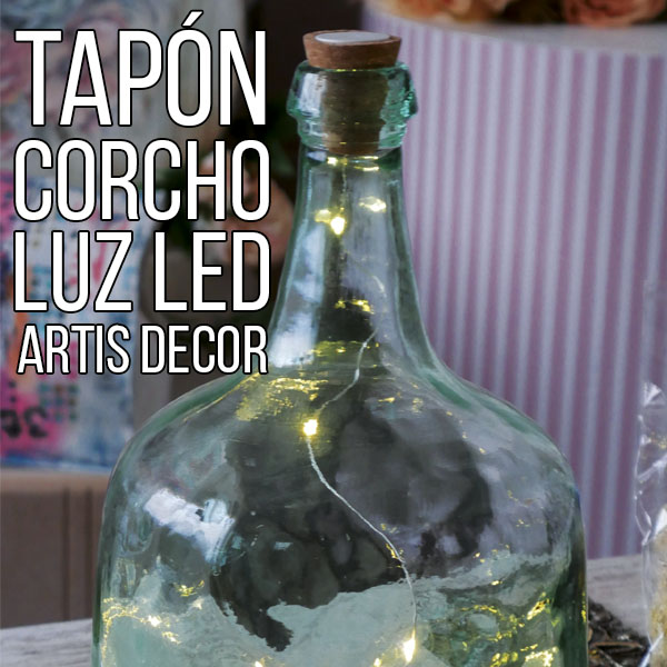 TAPONES CORCHO LUZ LED
